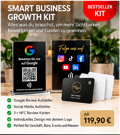 Smart Business Bundles und Kits – NFC und QR Komplettpakete