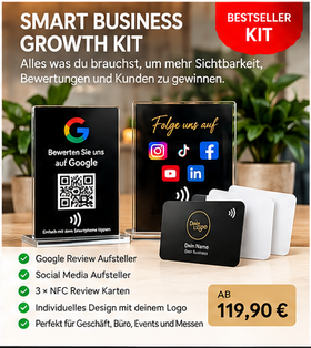 Smart Business Bundles und Kits – NFC und QR Komplettpakete