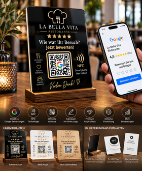 Google Reviews NFC & QR – personalisierte Bewertungslösungen
