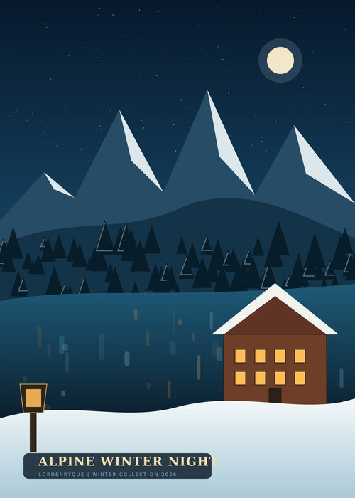 Alpine Winter Night Canvas Print – LOrdEnRYQuE PRINT