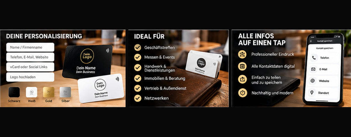 NFC Smart Contact Card – Personalisierung, Einsatzbereiche und Vorteile