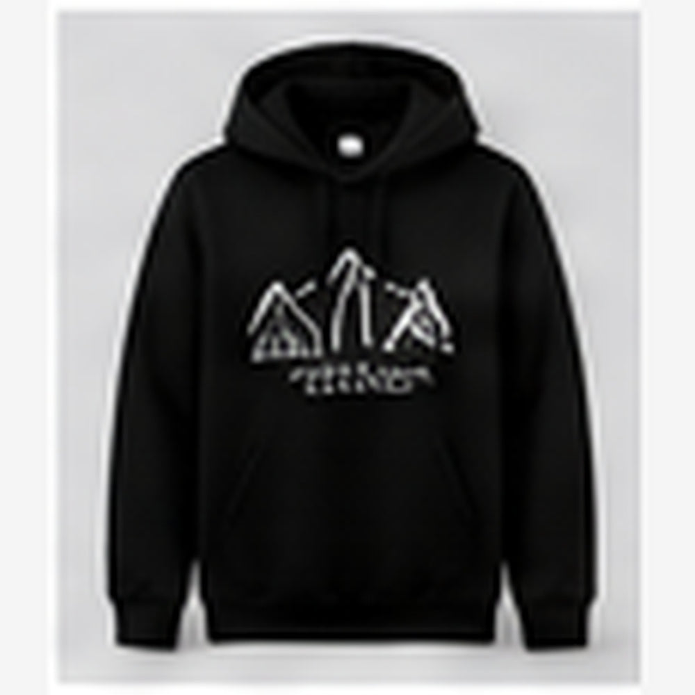 KI-generiertes Designkonzept für ATTA Black & Silver – Damen Hoodie; keine bestätigte finale Produktabbildung