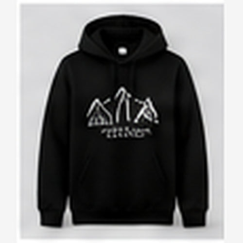 KI-generiertes Designkonzept für ATTA Black & Silver – Damen Hoodie; keine bestätigte finale Produktabbildung