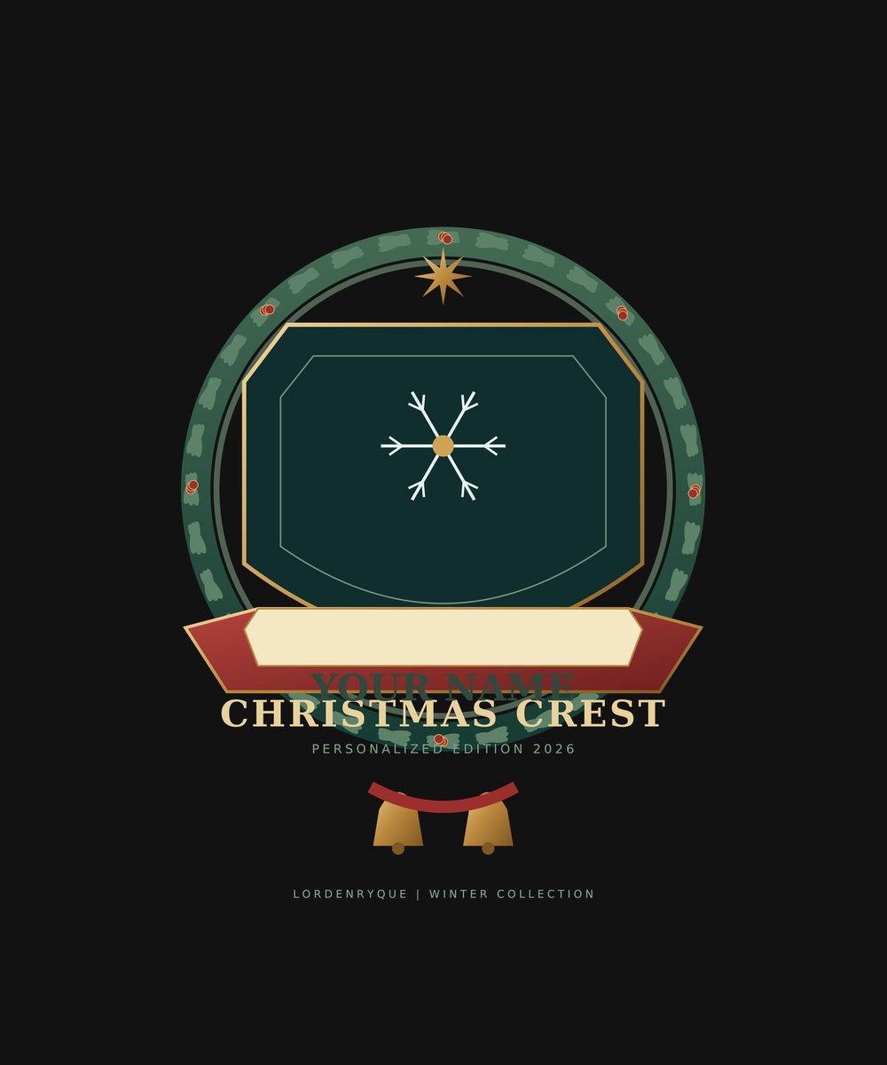 Personalized Christmas Crest Premium T-Shirt – LOrdEnRYQuE PRINT