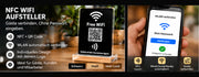 NFC WiFi Aufsteller – Gäste-WLAN per NFC und QR-Code